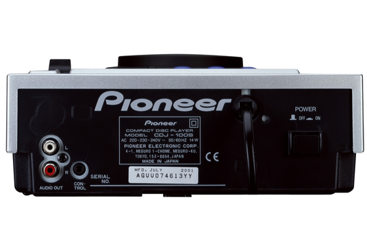 DJ CD-проигрывателя с Pioneer CDJ-100s